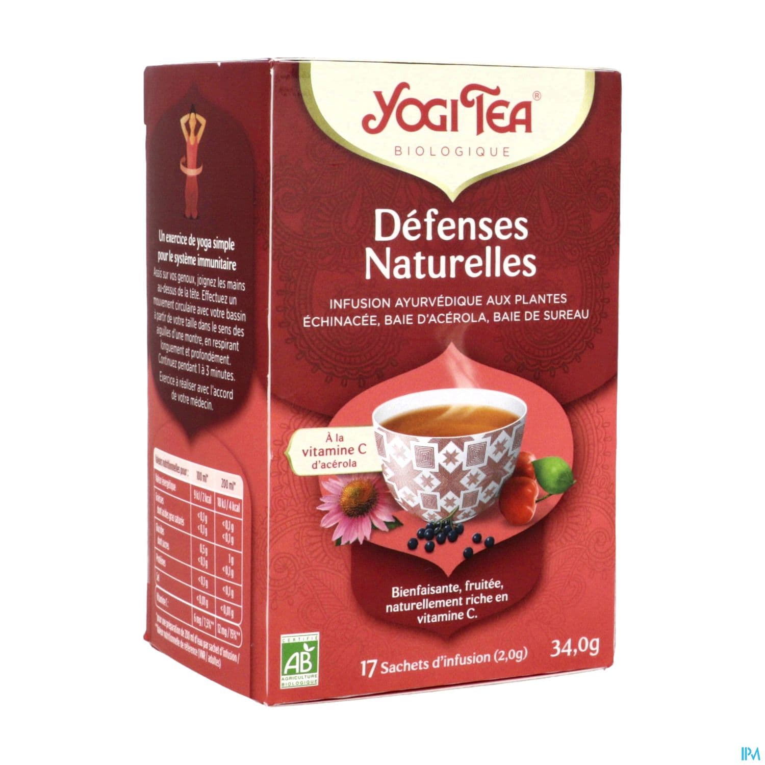 Yogi Tea Defense Naturel Bio Infusette 2g 17