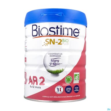 Biostime Antiregurgitation 6/12mois Bio Poudre 800g