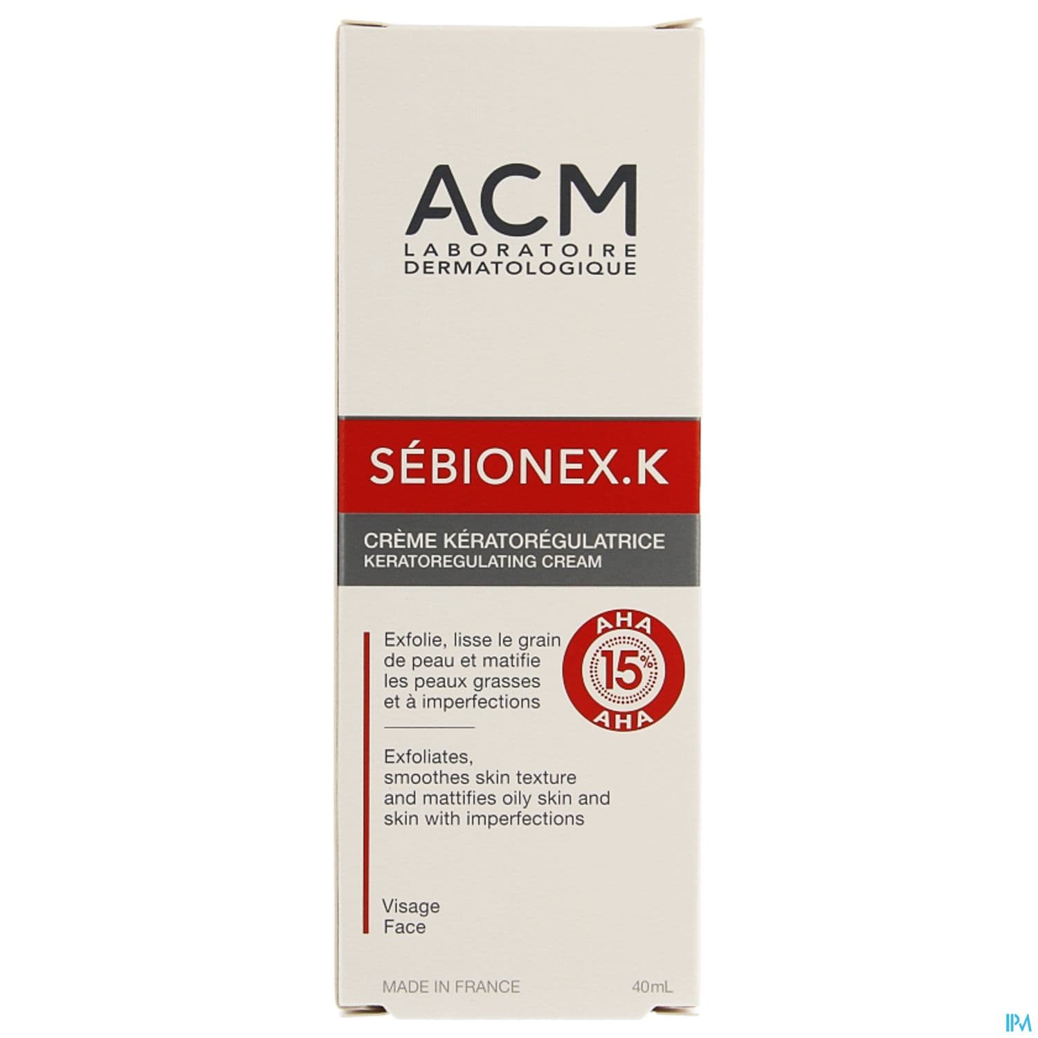 SEBIONEX K CR KERATOREGUL 40ML