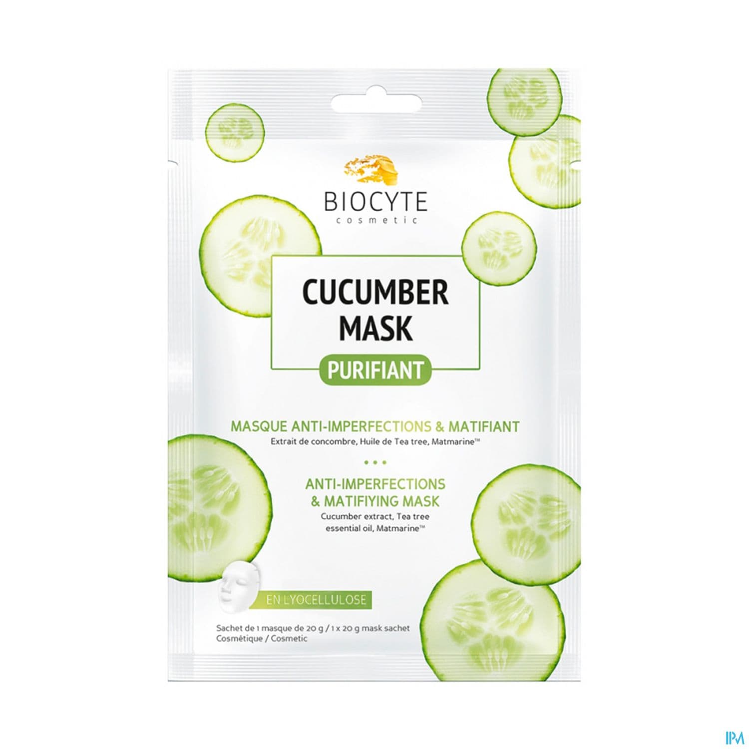 Biocyte Cucumber Mask Masque Purifiant 10g X1