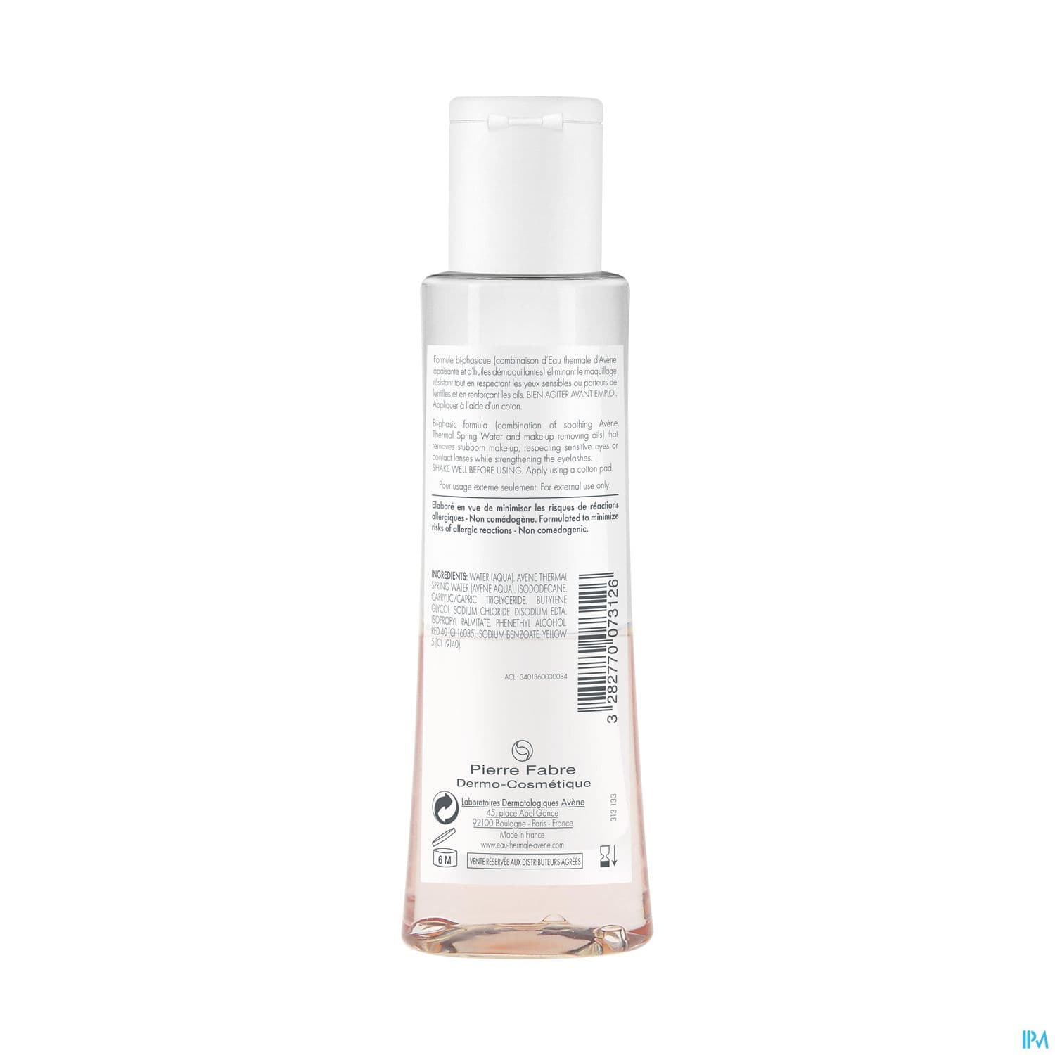 AVENE DEMAQUILLANT YEUX BIPHASE 125ML