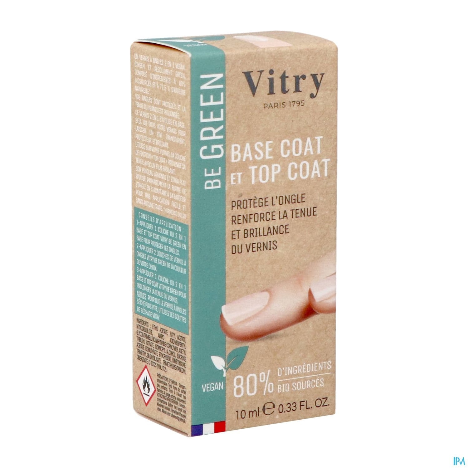VITRY BE GREEN BAS+TOP COAT 10ML