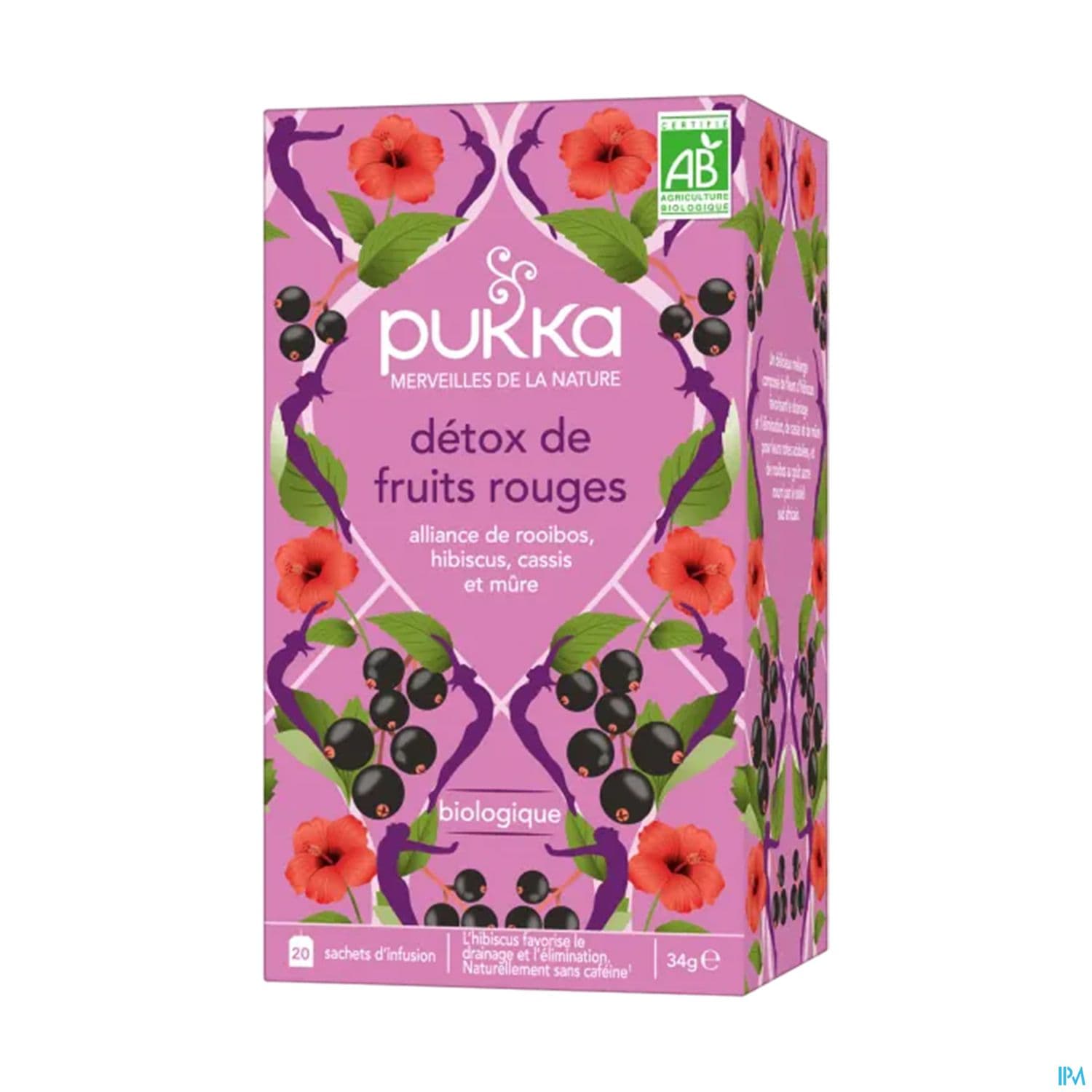 Pukka Infusion Detox Fruits Rouges Bio Sachet 20
