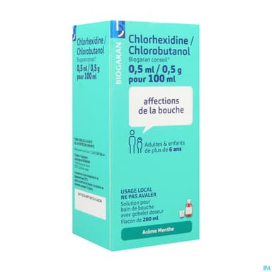 CHLORHEXIDINE/CHLOROBUT BGR C200ML