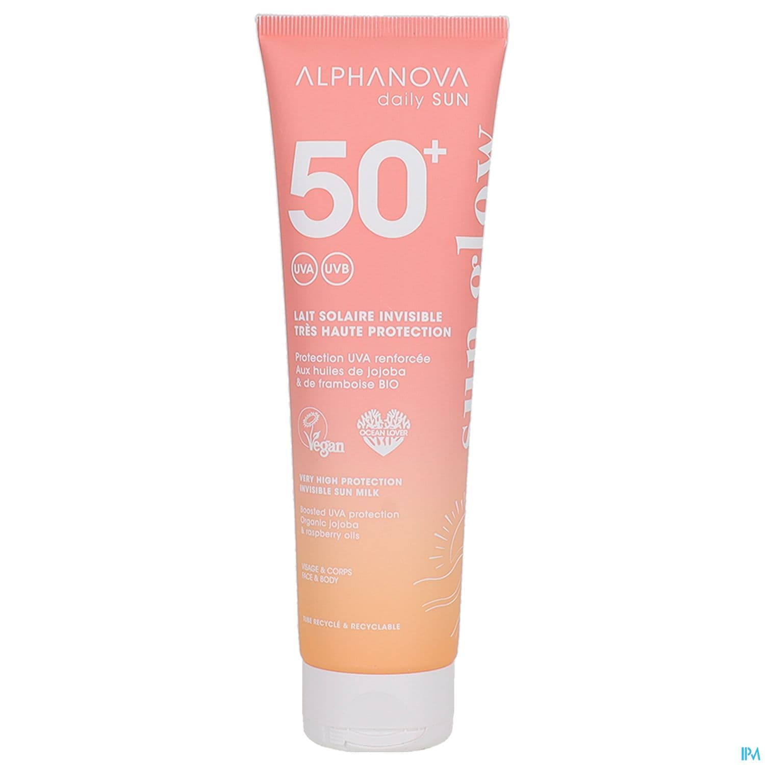 ALPHANOVA SUN GLOW LAIT SPF50+150