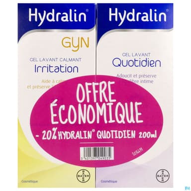 HYDRALIN QUOTIDIEN+GYN 200MLX2