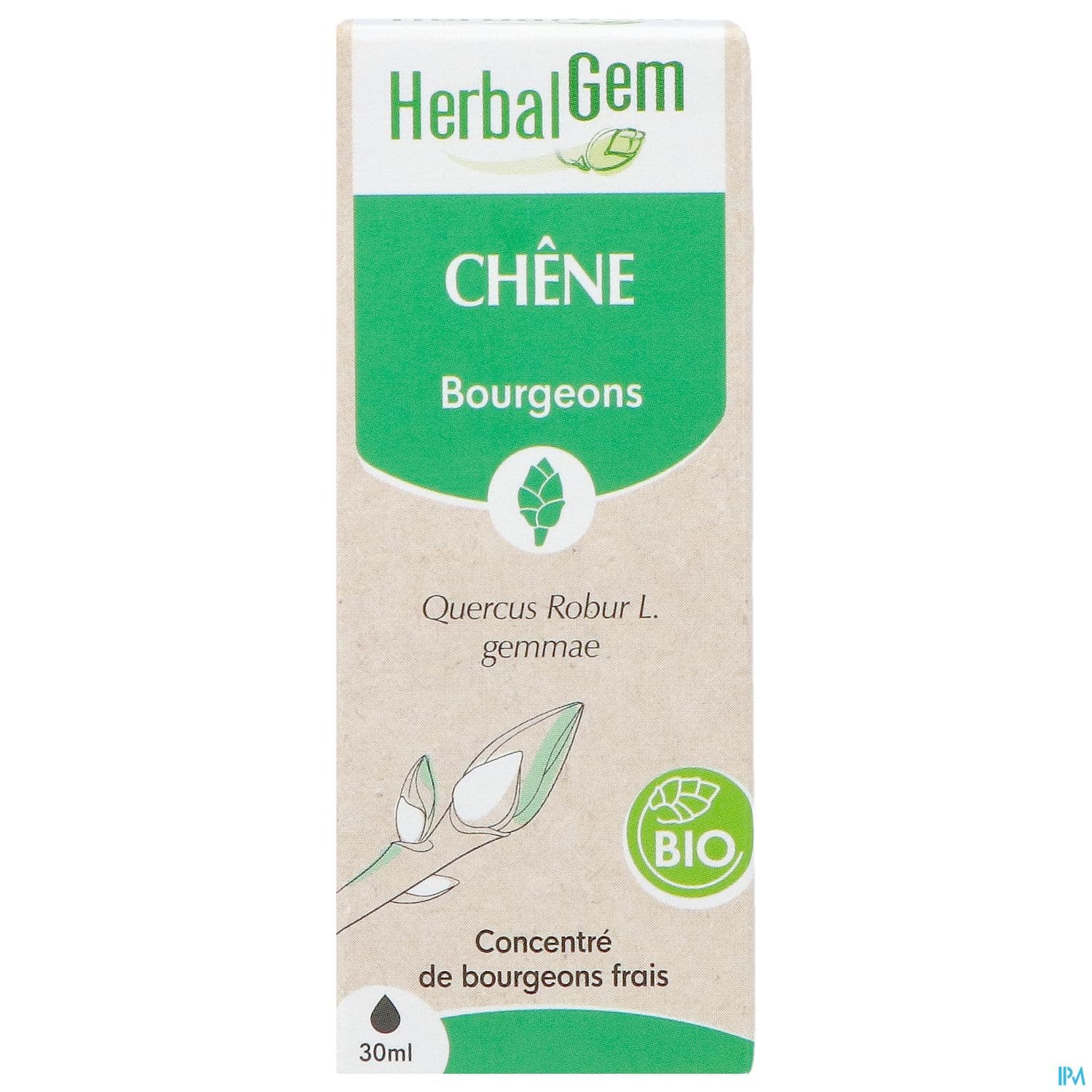 Herbalgem Chene Bourgeon Macerat Glycerin Bio 30ml