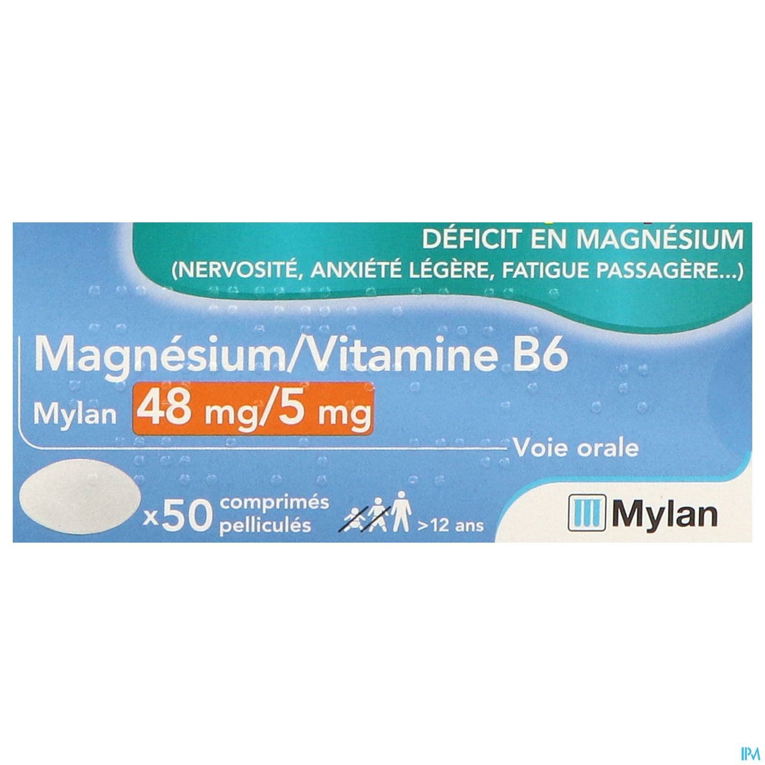 MAGNESIUM/B6 48MG/5MG VTS CPR 50