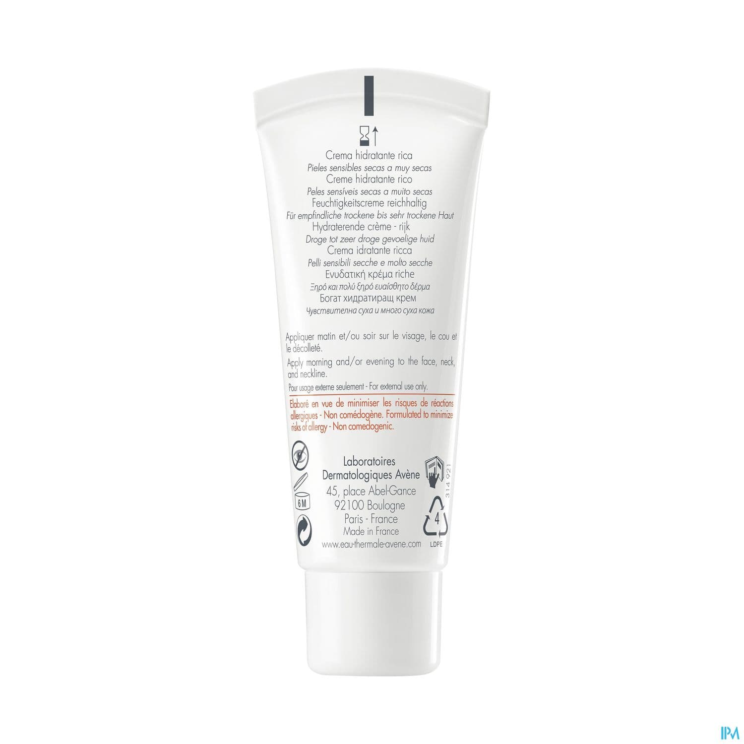 AVENE HYDRANCE RICHE CR 40ML