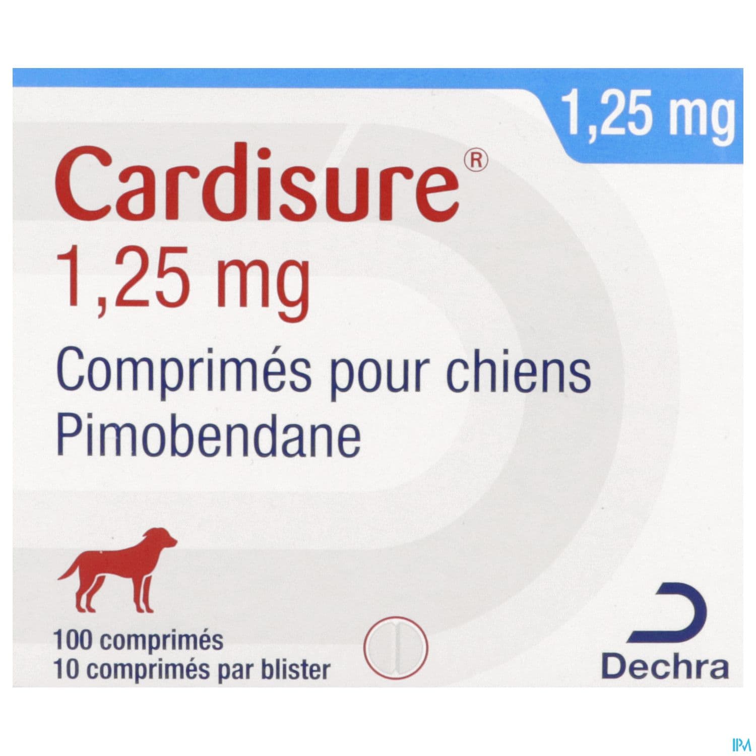 Dechra Cardisure 1mg25 Chien Comprime 100