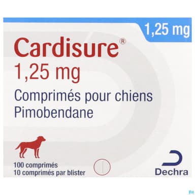 Dechra Cardisure 1mg25 Chien Comprime 100