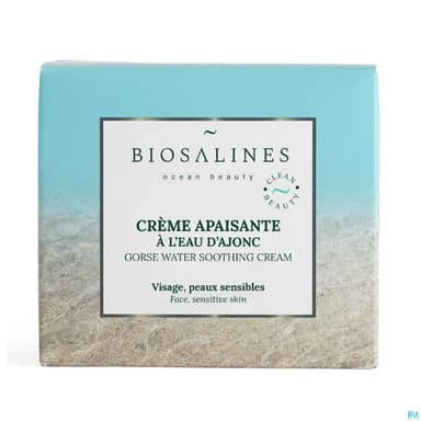 Biosalines Creme Apaisante Eau Ajonc 50ml