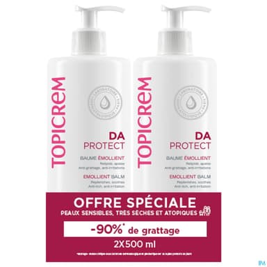 TOPICREM DA PROT BAUM EMOLL2X500ML