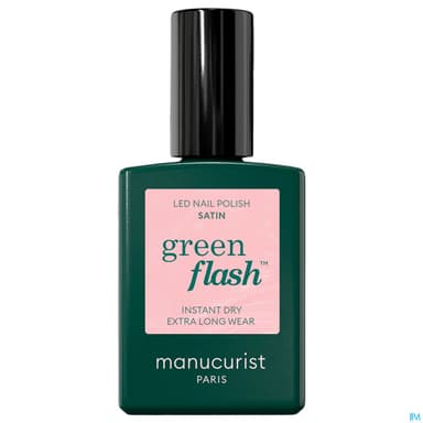 Manucurist Green Flash Vernis A Ongles Satin 15ml