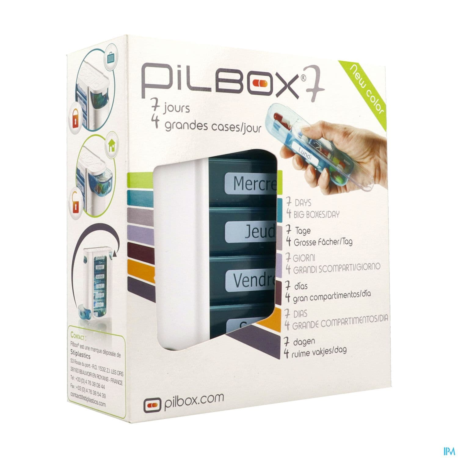 Pilbox 7 Relift Pilulier Hebdomadaire
