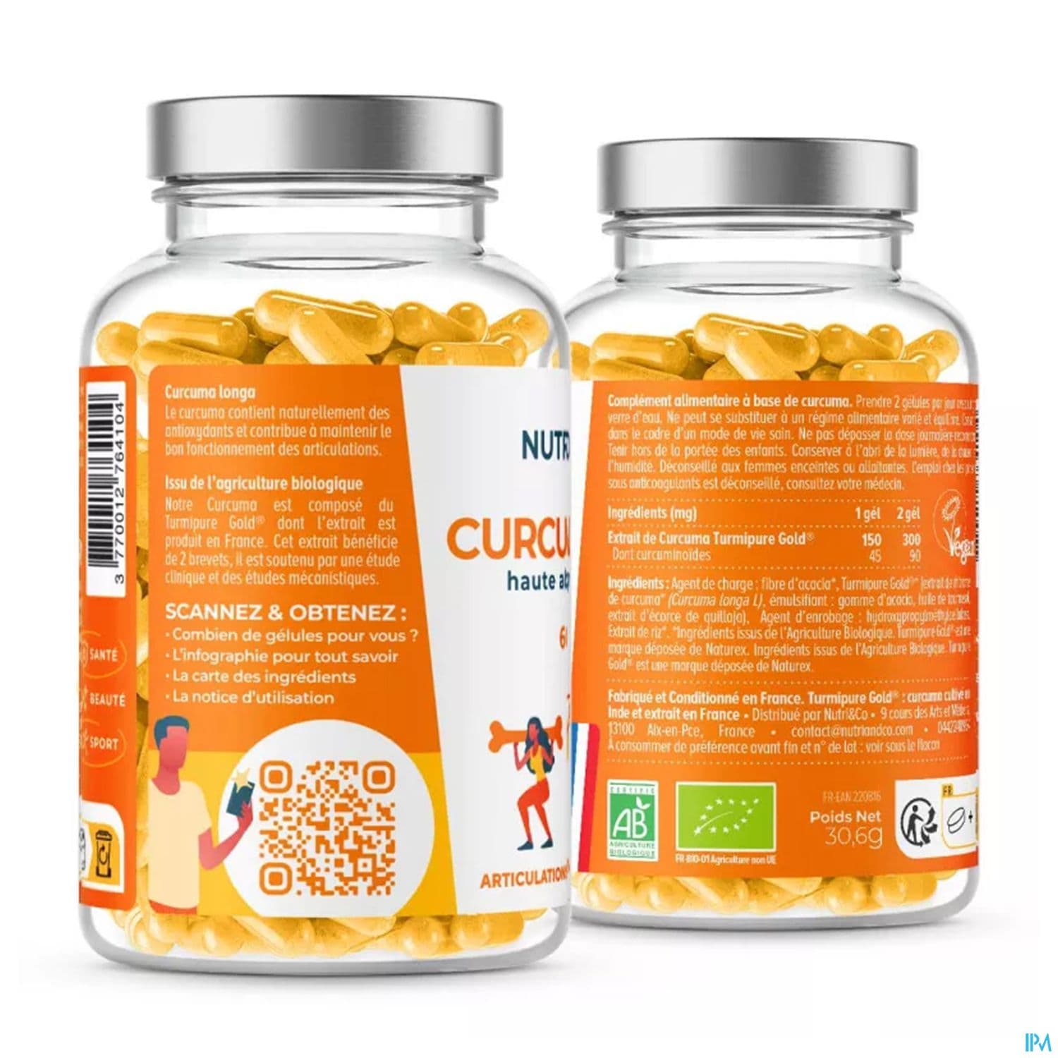 Nutri Co Le Curcuma Bio Gelule 60