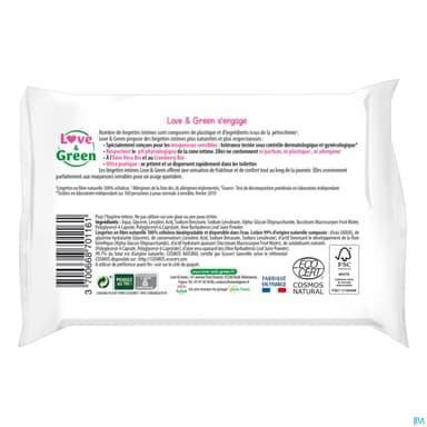LOVE&GREEN LINGET INTIME APAIS X20