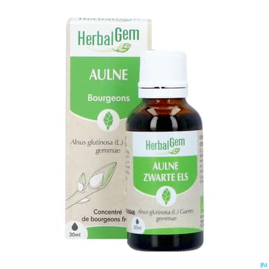 Herbalgem Aulne Bourgeon Macerat Glycerin Bio 30ml