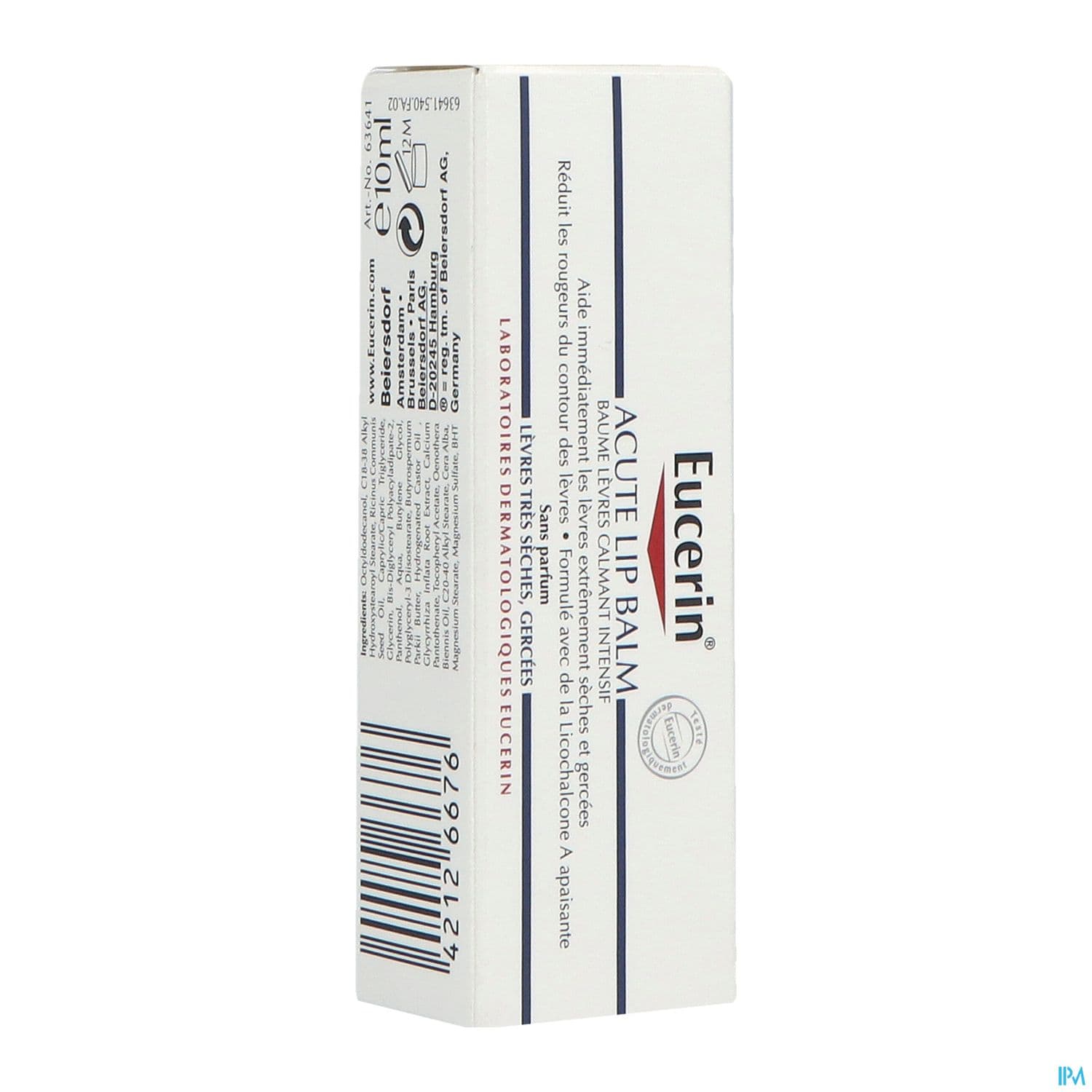EUCERIN BAUM LEVRE CALMANT 10ML