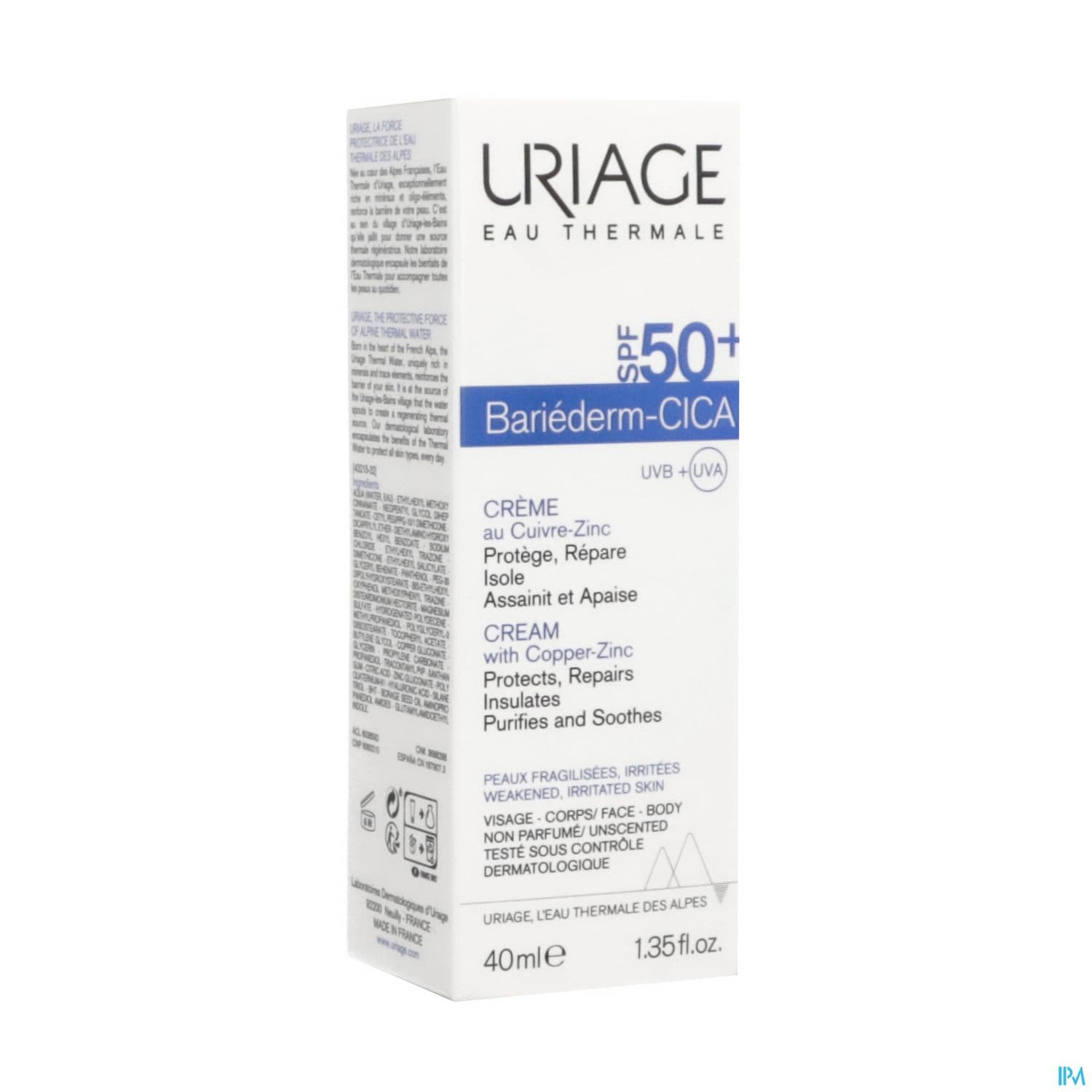 URIAGE BARIEDERM CICA SPF50+ 40ML