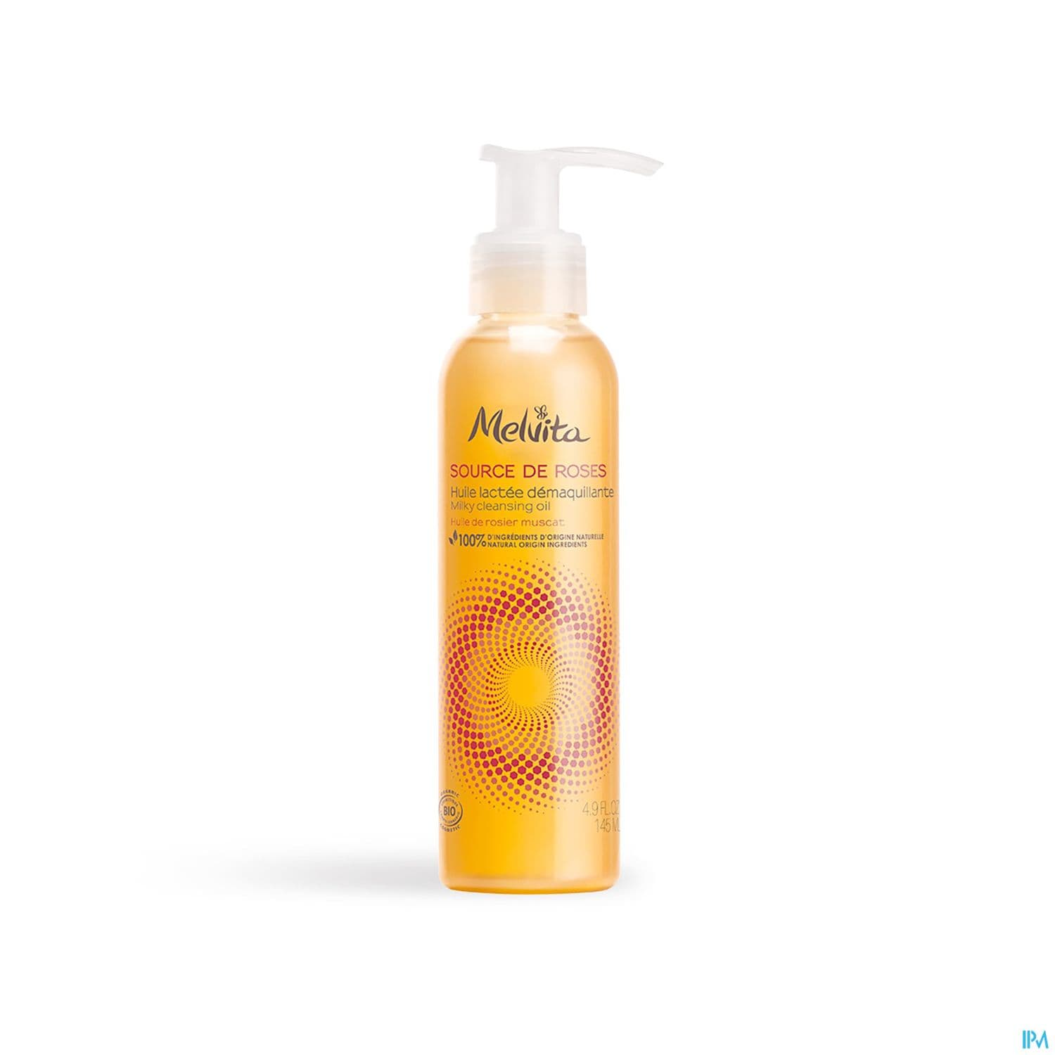 Melvita Source De Roses Huile Lactee Demaquillante Bio 145ml