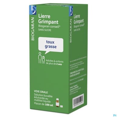 Lierre Grimpant Biogaran Conseil Sans Sucre Solution Buvable 100ml