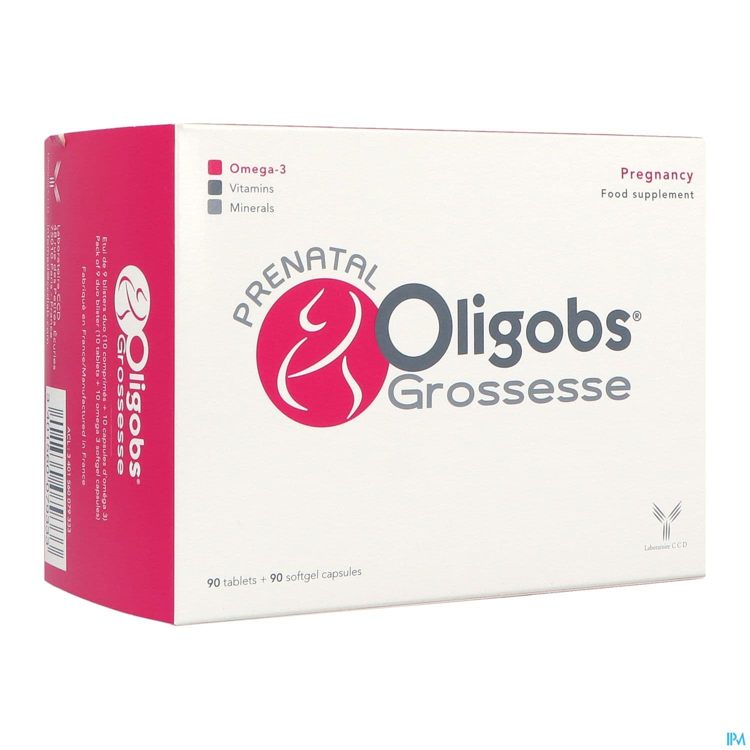 Oligobs Grossesse 3 Mois Comprime 90 + Capsule 90