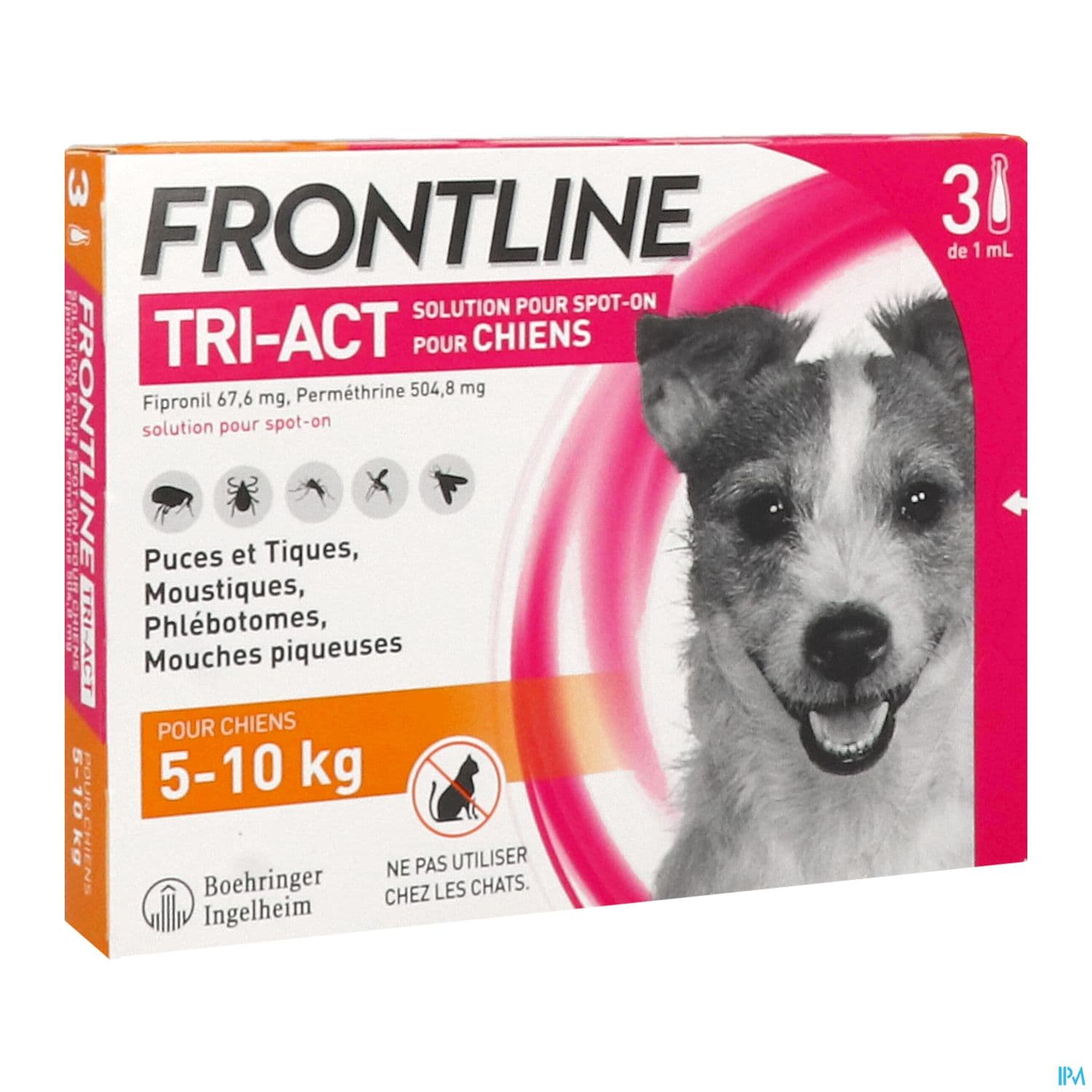 FRONTLINE TRI ACT CHIEN S PIPET 3