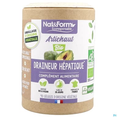 NAT&FORM ECO ARTICHAU BIO GELVEG90