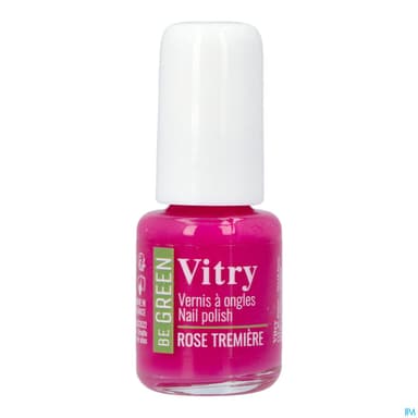 Vitry Be Green Vernis Ongles Rose Tremiere 6ml