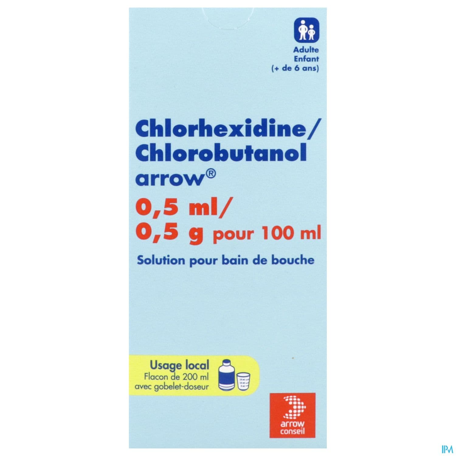 CHLORHEXIDINE/CHLOROBUT ARROW200ML