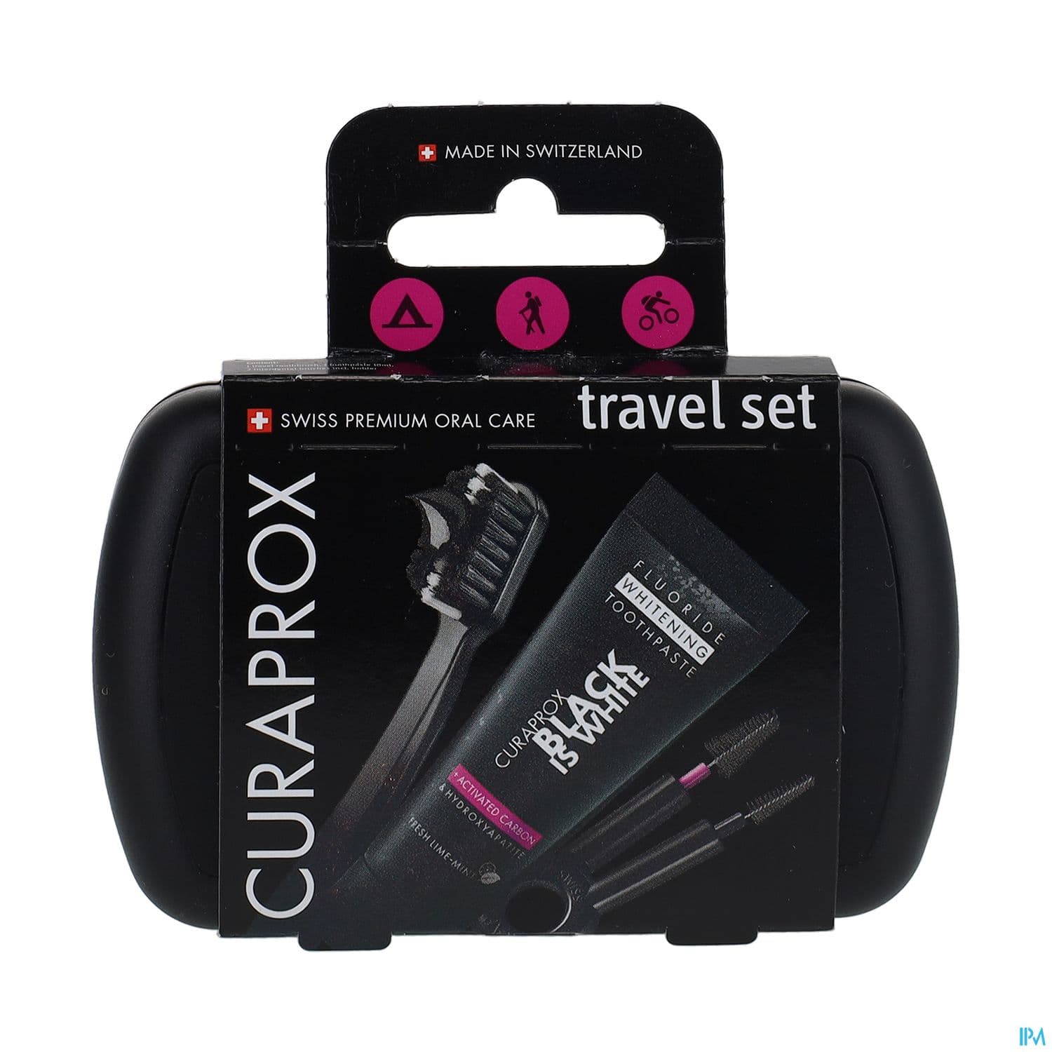 CURAPROX KIT VOYAGE BLACK IS WHITE