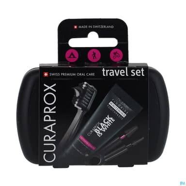 CURAPROX KIT VOYAGE BLACK IS WHITE