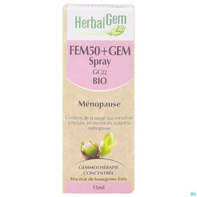 HERBALGEM FEM50+GEM BIO 15ML