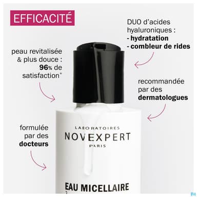 NOVEXPERT EAU MICEL ACID HYAL200ML