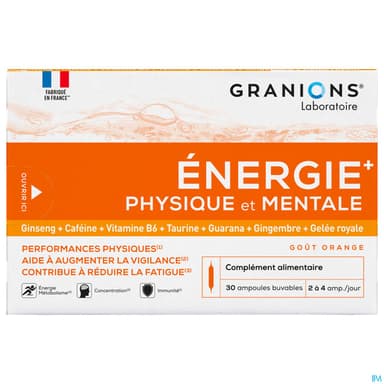 GRANIONS ENERGIE+ PHYS MENT AMP30