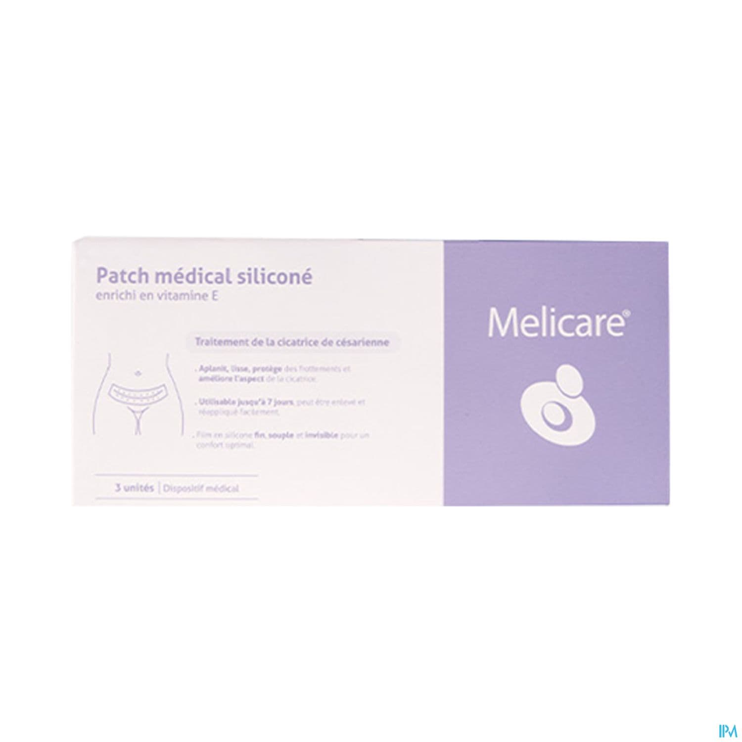 MELICARE PATCH MEDICAL SILICONE 3