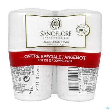 SANOFLORE DEOD FLORA 50MLX2