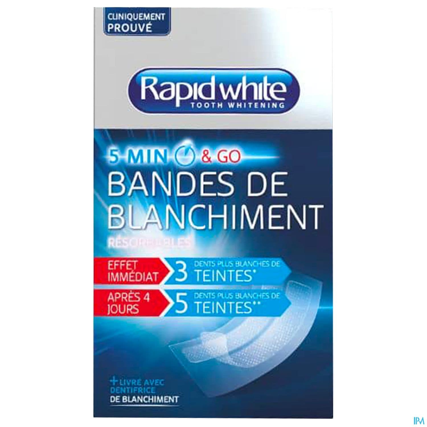 Rapid White Bande Blanchiment Sachet 8
