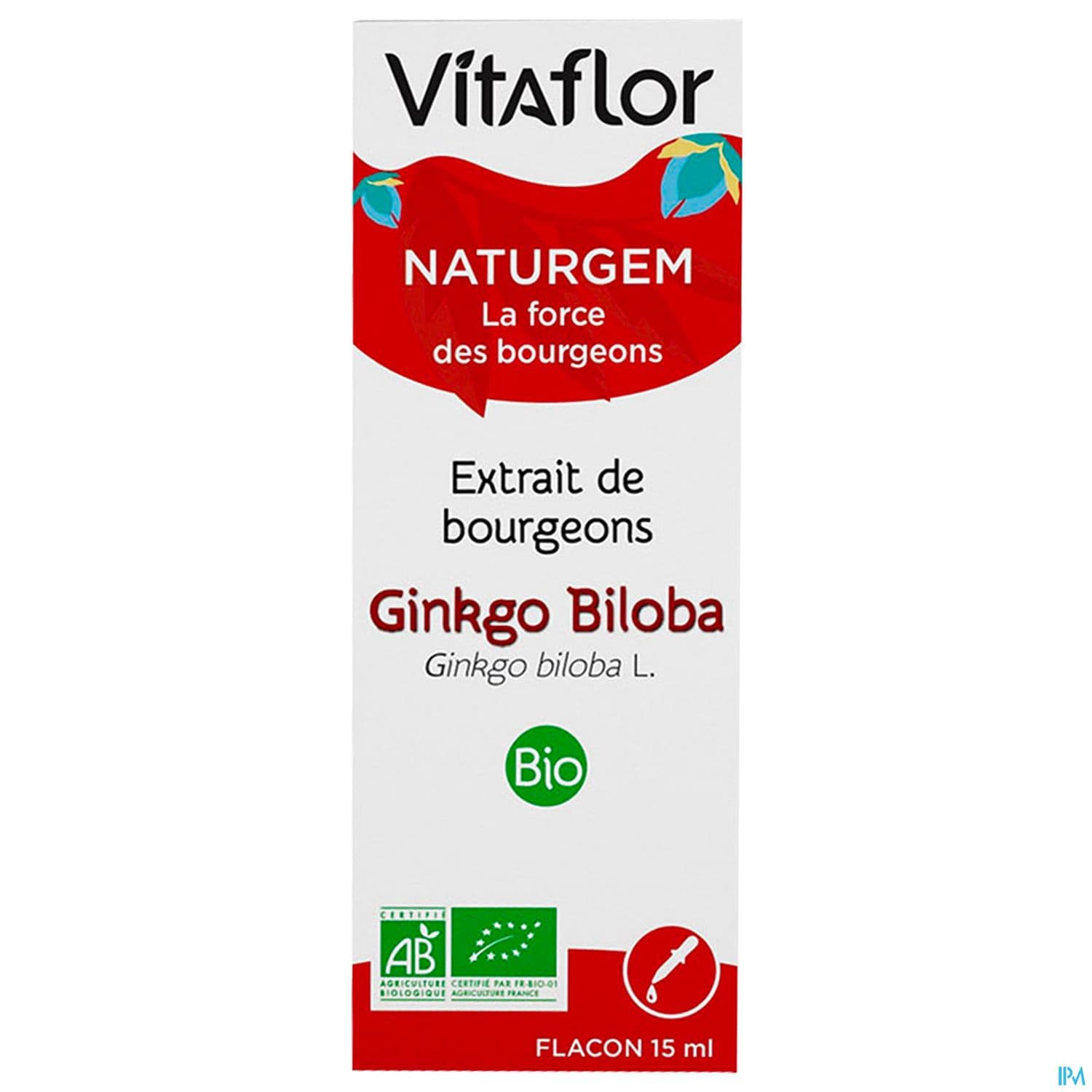 Vitaflor Naturgem Extrait Bourgeon Bio Ginkgo 15ml