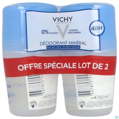 VICHY DEO S/ALU MIN 48H BILL50MLX2