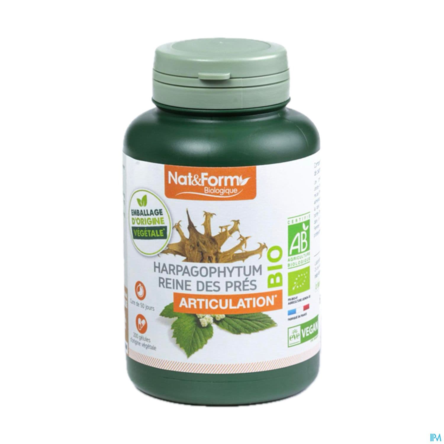 Nat Et Form Bio Harpagophytum Reine Des Pres Gelule Vegetale 200