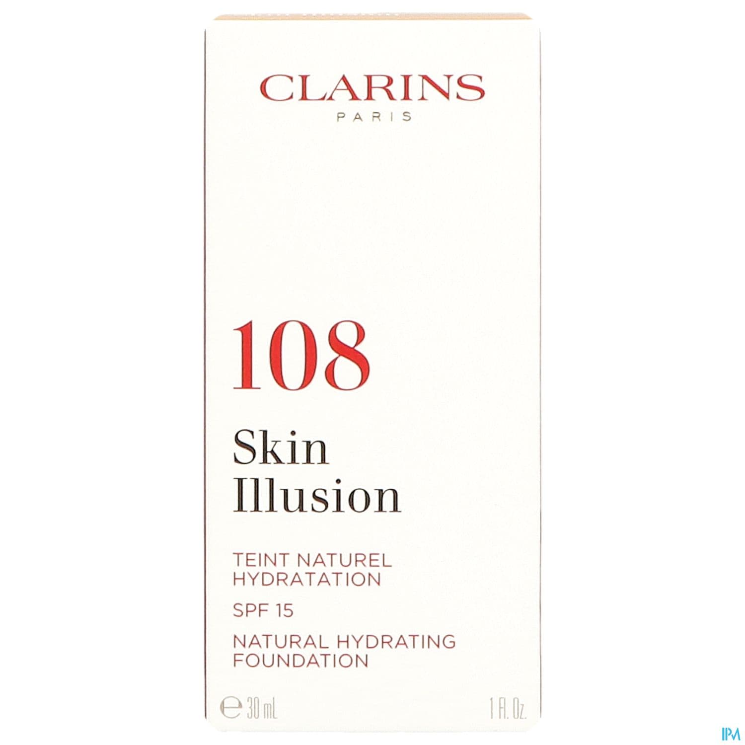 Clarins Skin Illusion Fond De Teint Fluide 108 Sand 30ml