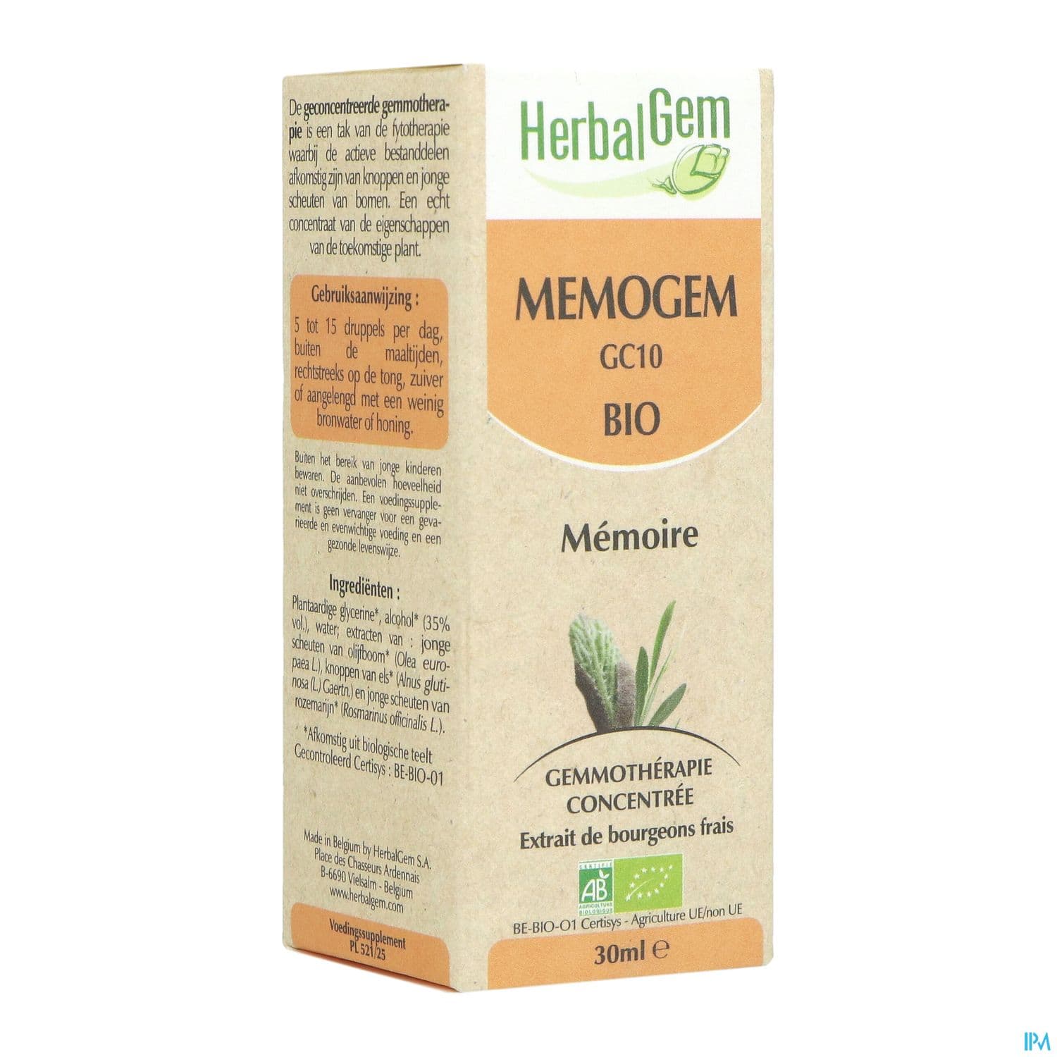 Herbalgem Memogem Gc10 Memoire Bio 30ml