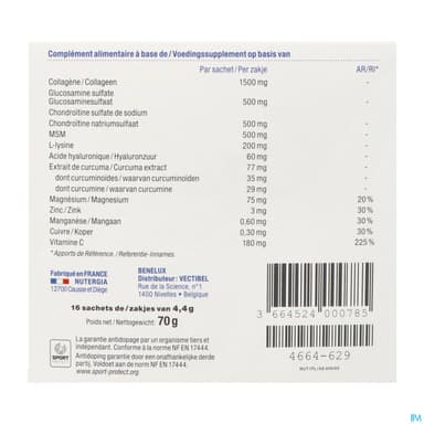 Nutergia Ergycartil Fort Sachet 15