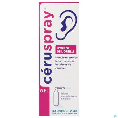 CERUSPRAY HYGIENE OREILLE SPR 50ML