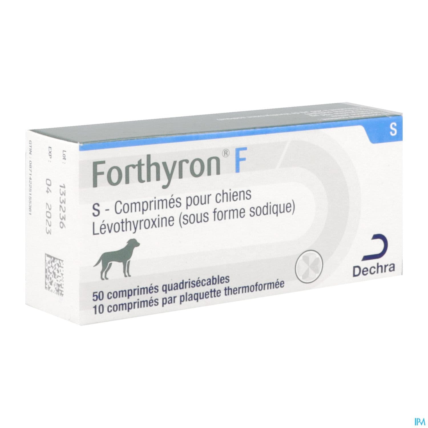 Dechra Forthyron F S Chien Comprime Quadrisecable 50