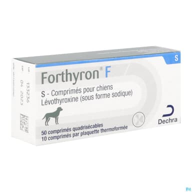 Dechra Forthyron F S Chien Comprime Quadrisecable 50