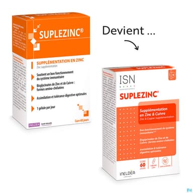 Ineldea Isn Suplezinc Supplementation Zinc Gelule 90