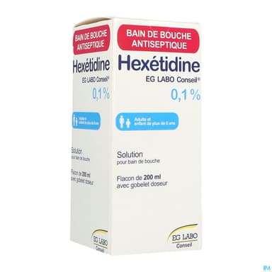 HEXETIDINE 0,1% EG CONS FL 200ML